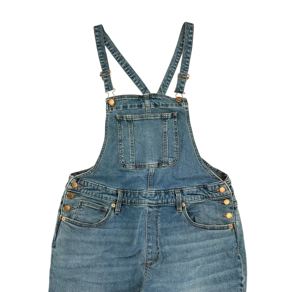 Universal Thread Goods Co Womens Denim Overalls Bib Jumpsuit (Size 14) - Picture 3 of 4